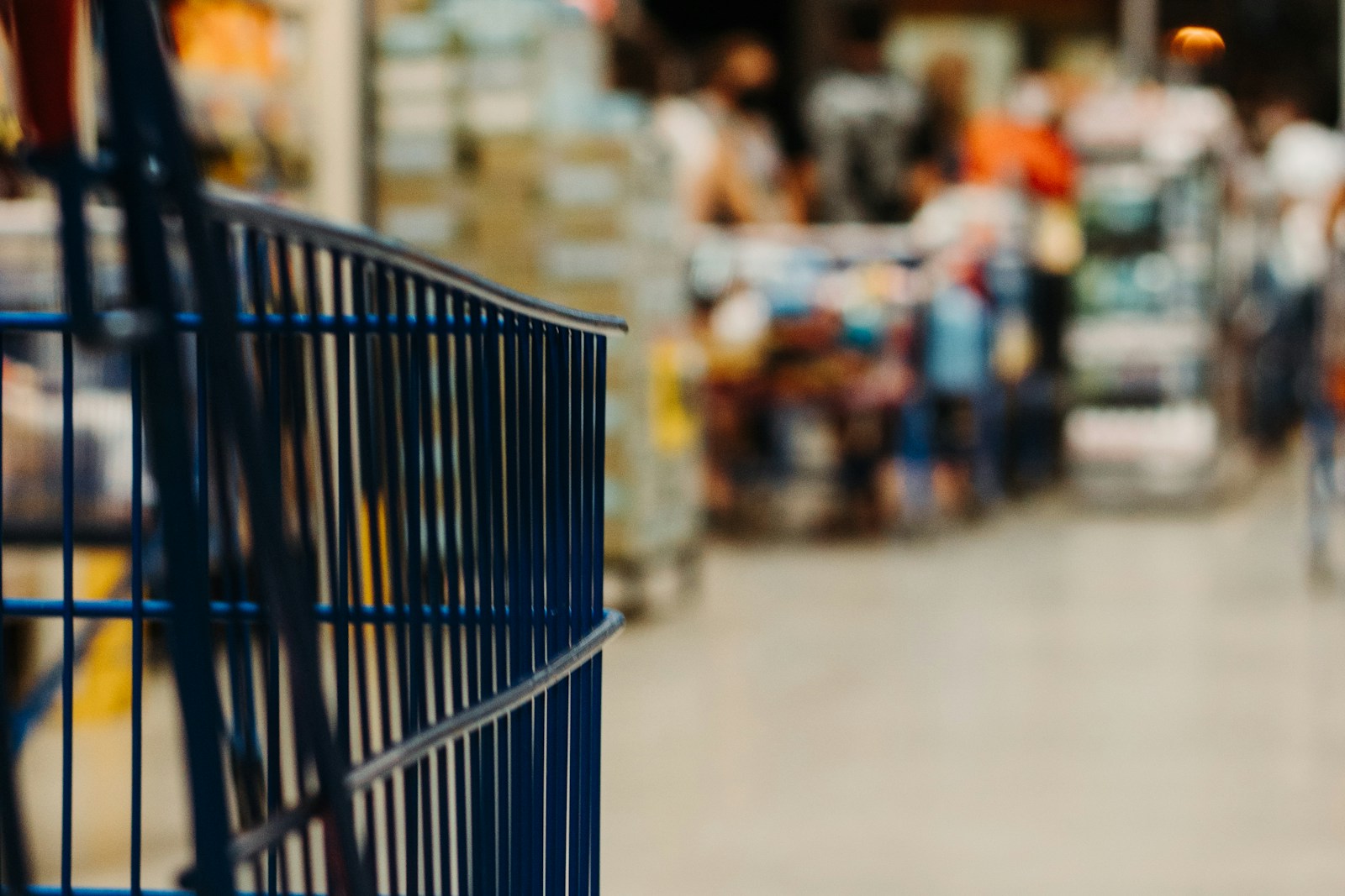 Consumer goods retail shelves